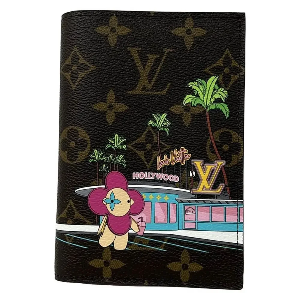 Louis Vuitton Couverture Passport Vivienne Accessory Case M80858 Monogram Pink